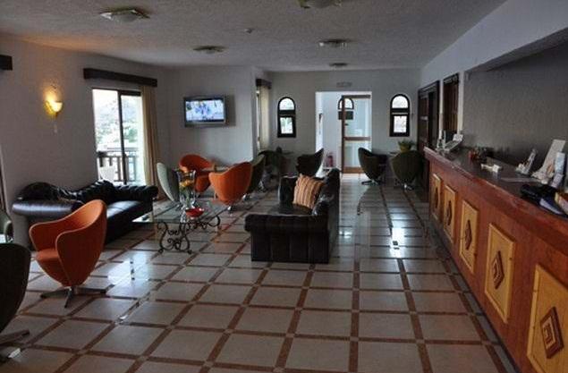 Ilidi Rock Apartments Tílos Restaurace fotografie